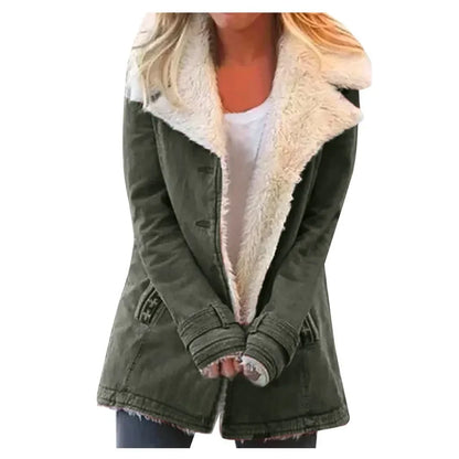 Damenschutzjacke Warme Winterparka