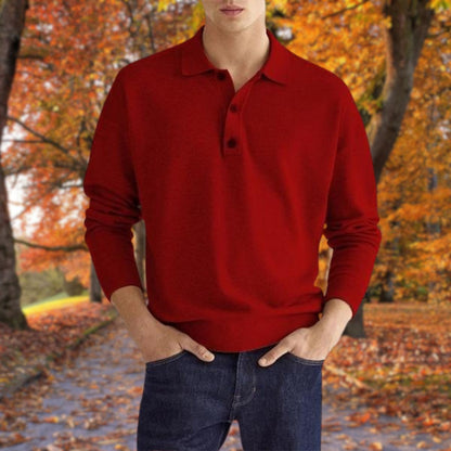 Herren Polo Pullover Klassisch Modern
