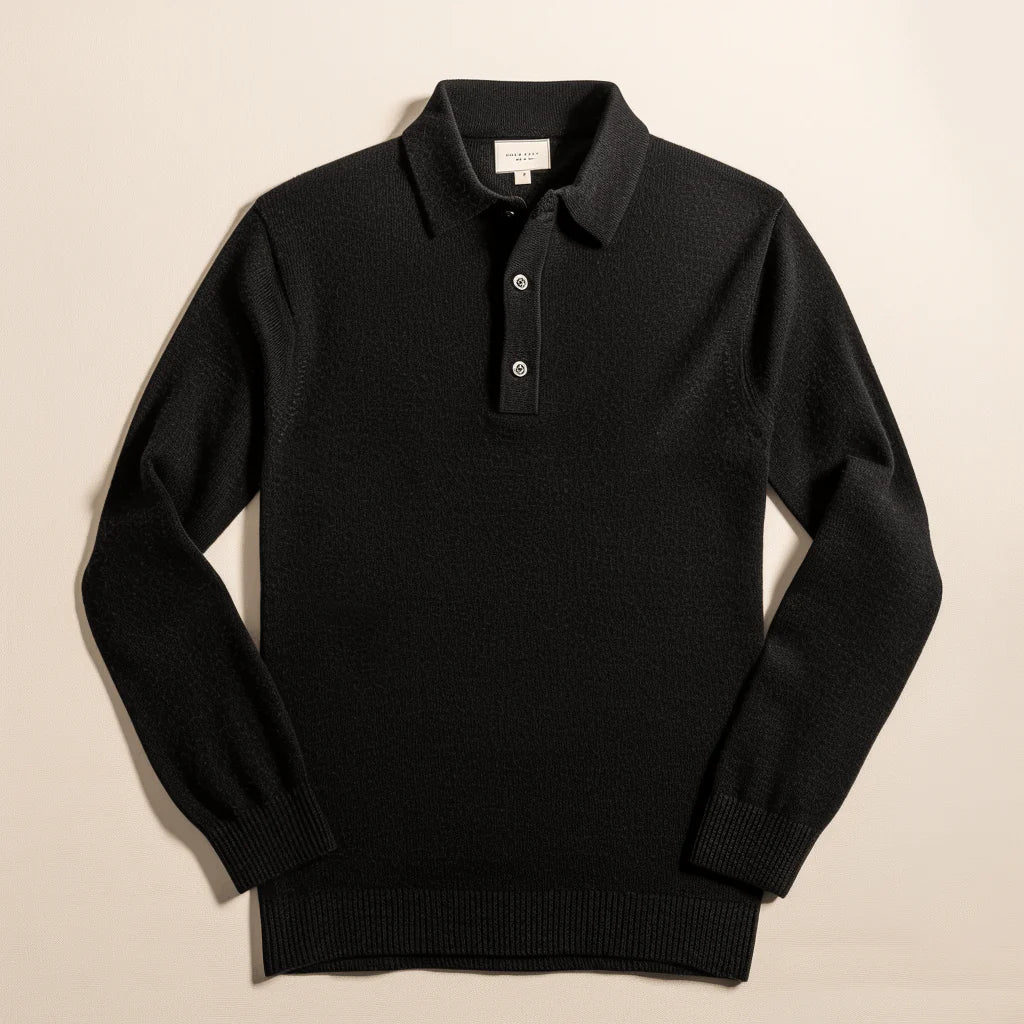 Herren Strickpullover Mit Kragen Modern