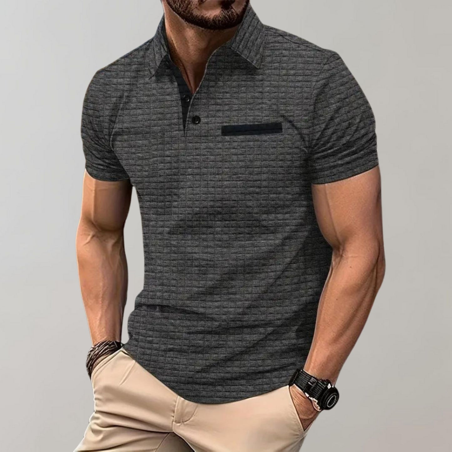 Herren Polo-Shirt Klassisch Elegant