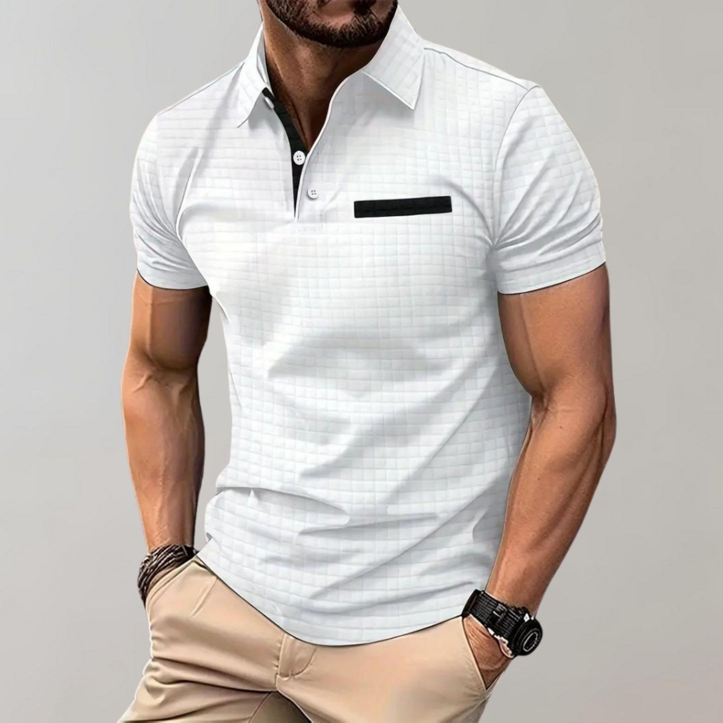 Herren Polo-Shirt Klassisch Elegant - IdealeKleiden