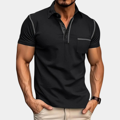 Herren Polo Shirt Kurzarm Modern Design