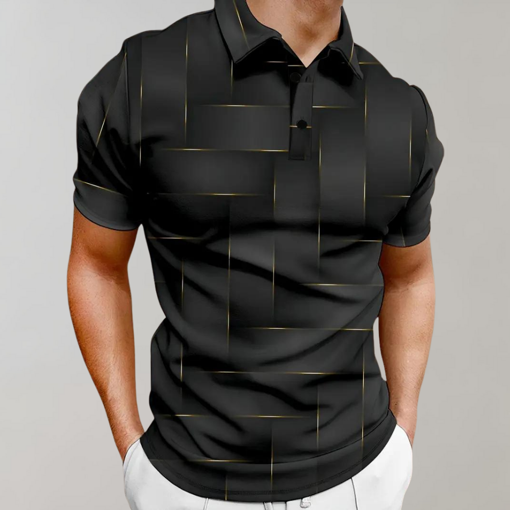 Klassisches Herren Polo Shirt Kurzarm Sommer - IdealeKleiden