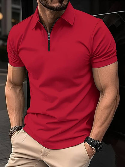 Herren Polo T-Shirt Kurzarm Elegantes Design