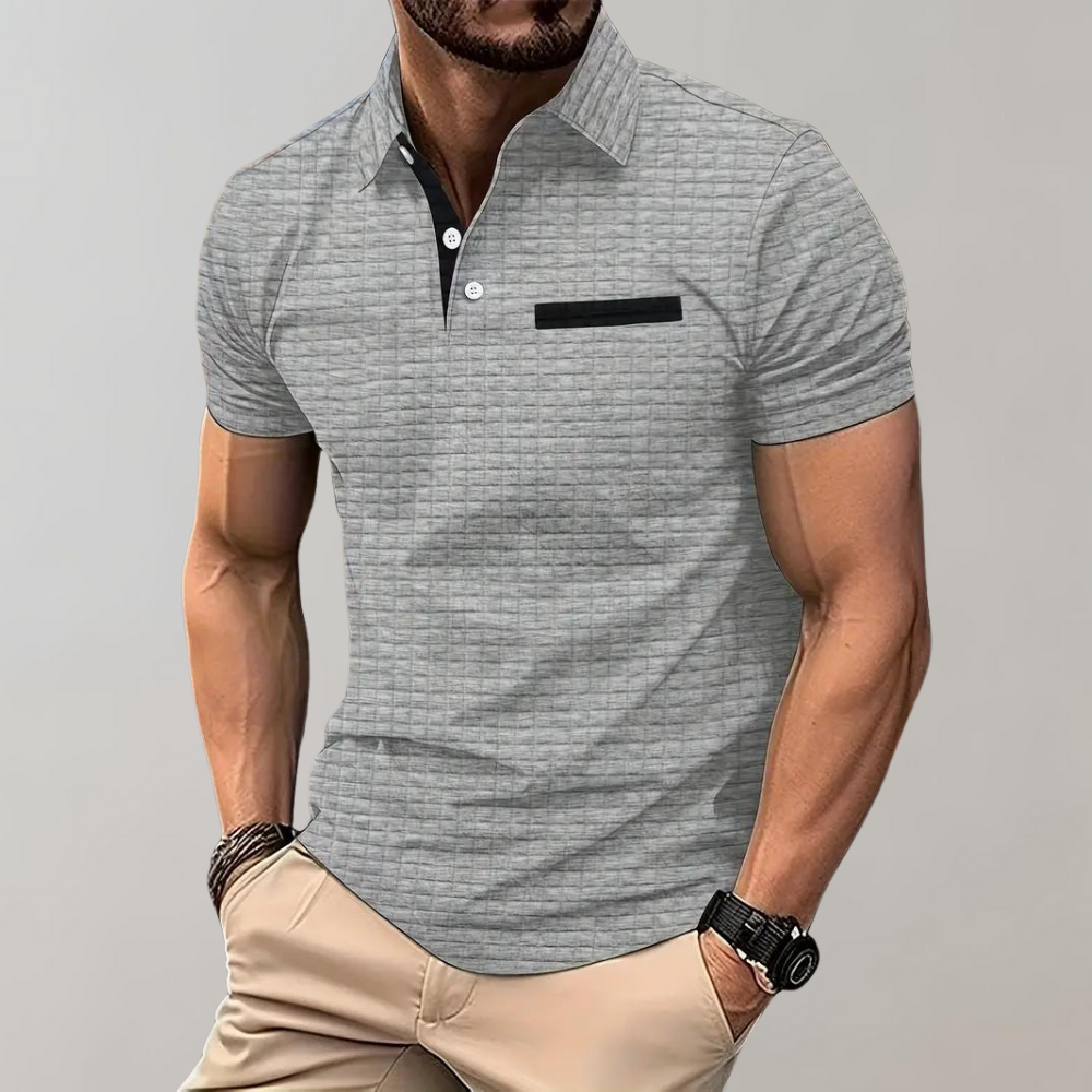 Herren Poloshirt Sommer Leicht Modern