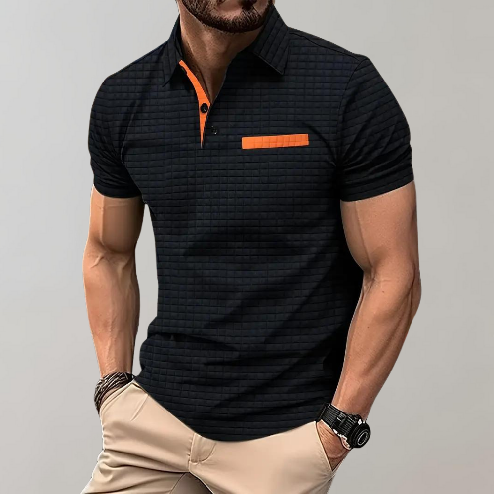 Herren Poloshirt Sommer Leicht Modern