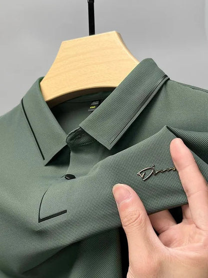 Herren Poloshirt Kurzarm Knöpfe Modern