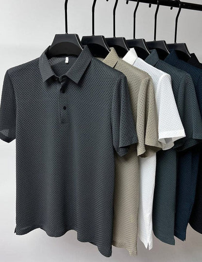 Herren Polohemd Leicht Sommerlich - IdealeKleiden