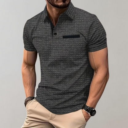 Herren Poloshirt Klassisch Revers