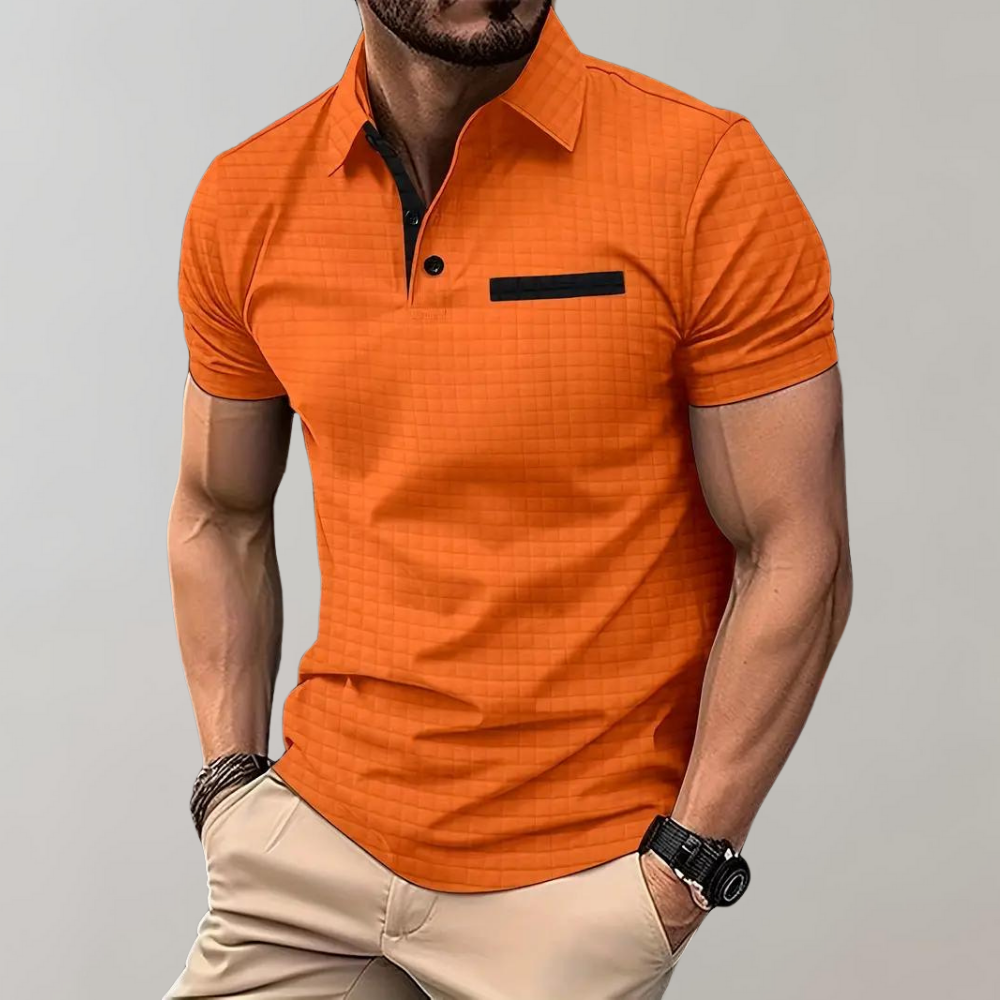 Herren Poloshirt Klassisch Revers