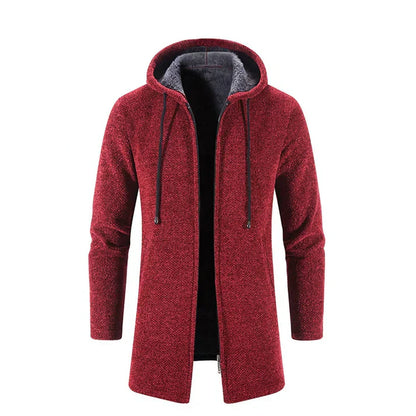 Herren Parka Warm Kapuze Winterjacke