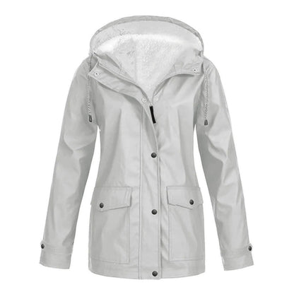 Winterjacke Damen Warm Elegant Schwarz