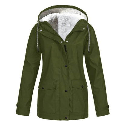 Winterjacke Damen Warm Elegant Schwarz