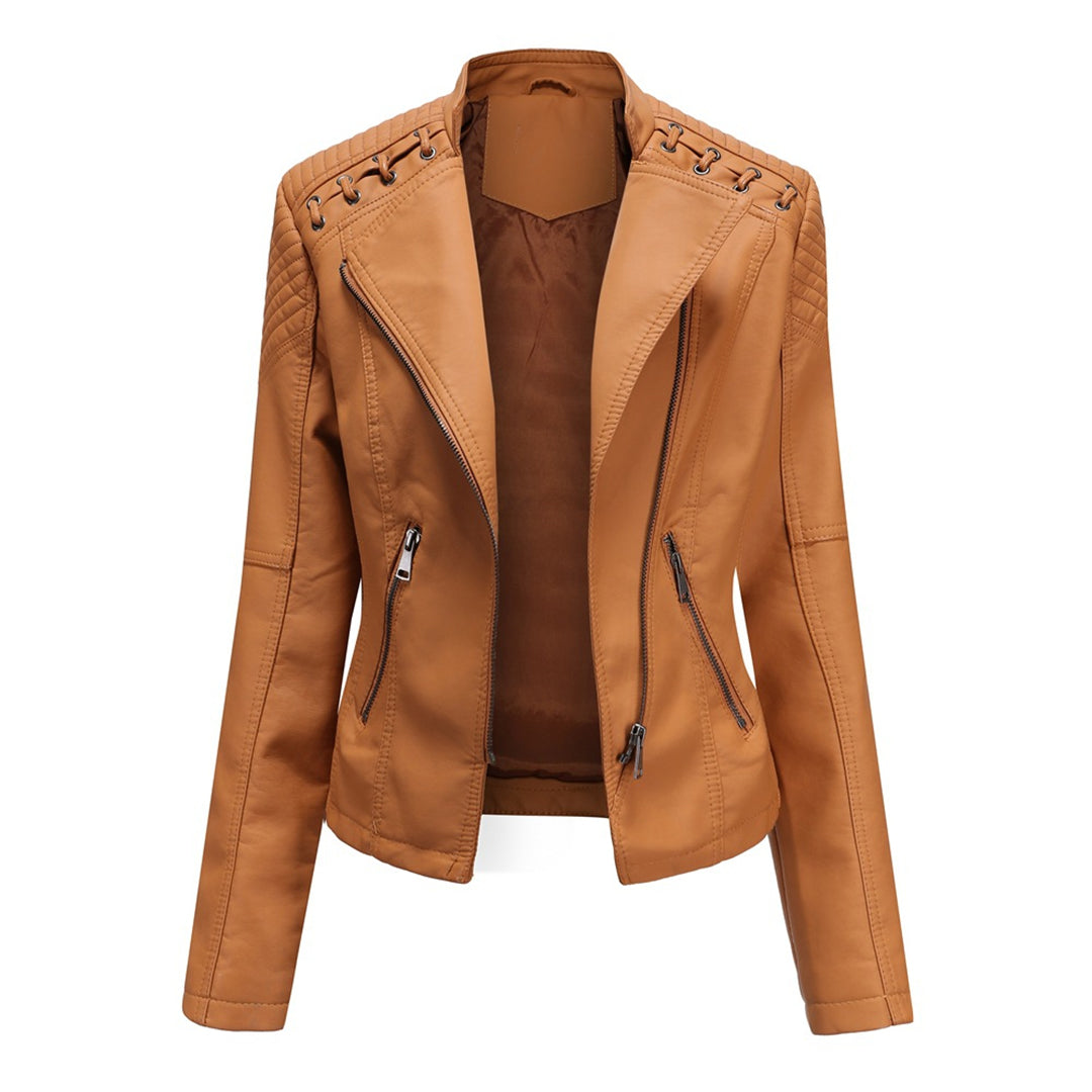 Stylische Damenjacke Asymmetrisch Modern - IdealeKleiden