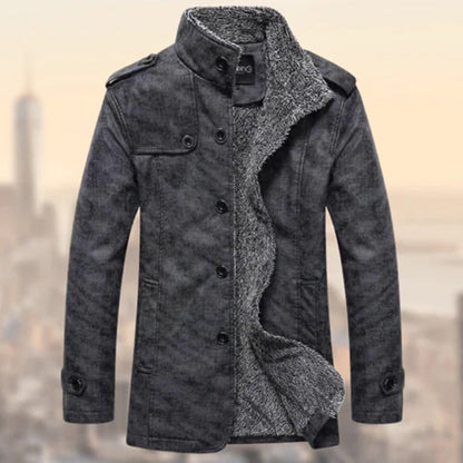 Schicke Lederjacke Slim Fit Schaffell Futter