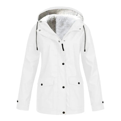 Winterjacke Damen Warm Elegant Schwarz