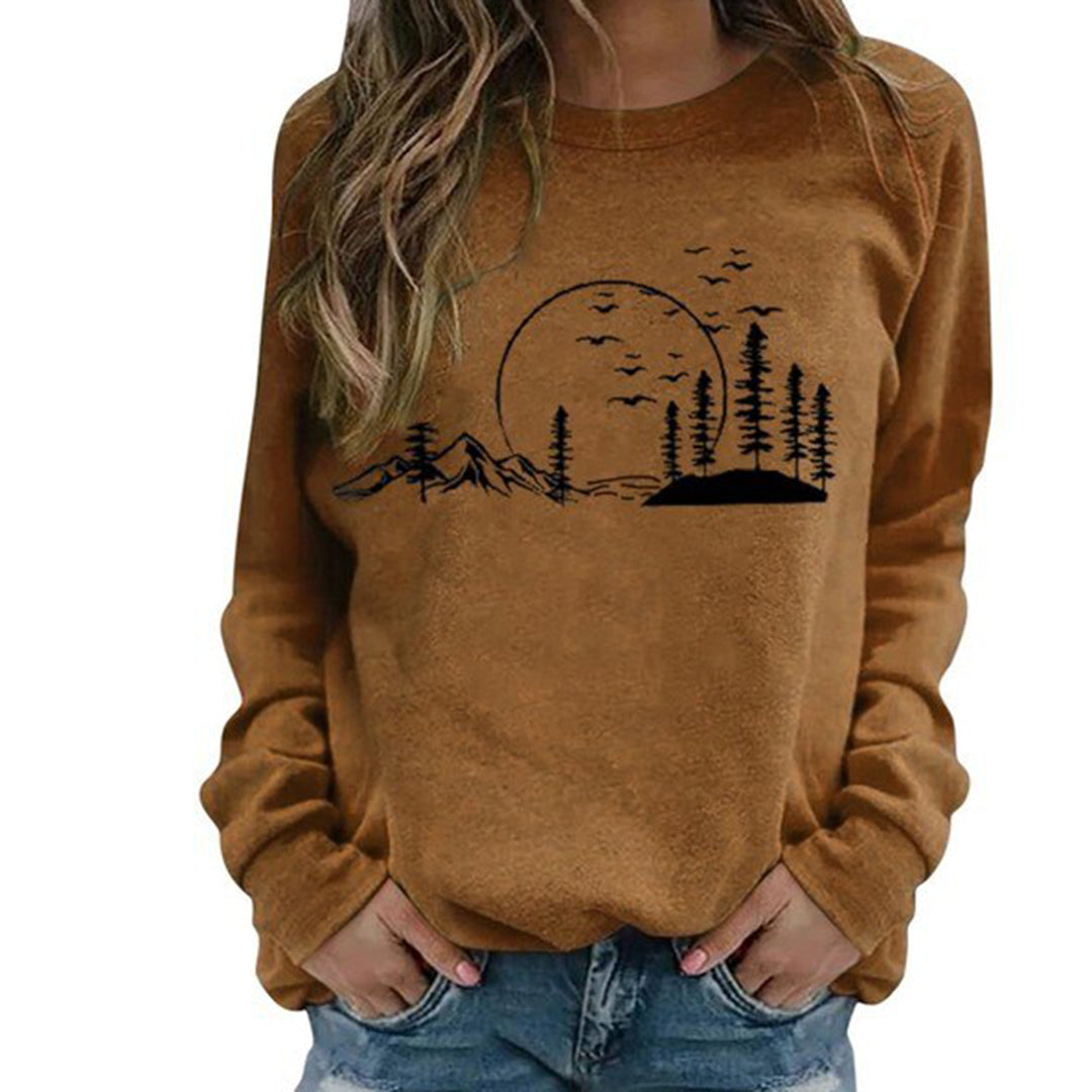 Kuscheliges Natur-Sweatshirt Gemütliches Design - IdealeKleiden