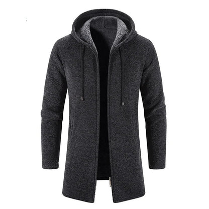Herren Parka Warm Kapuze Winterjacke