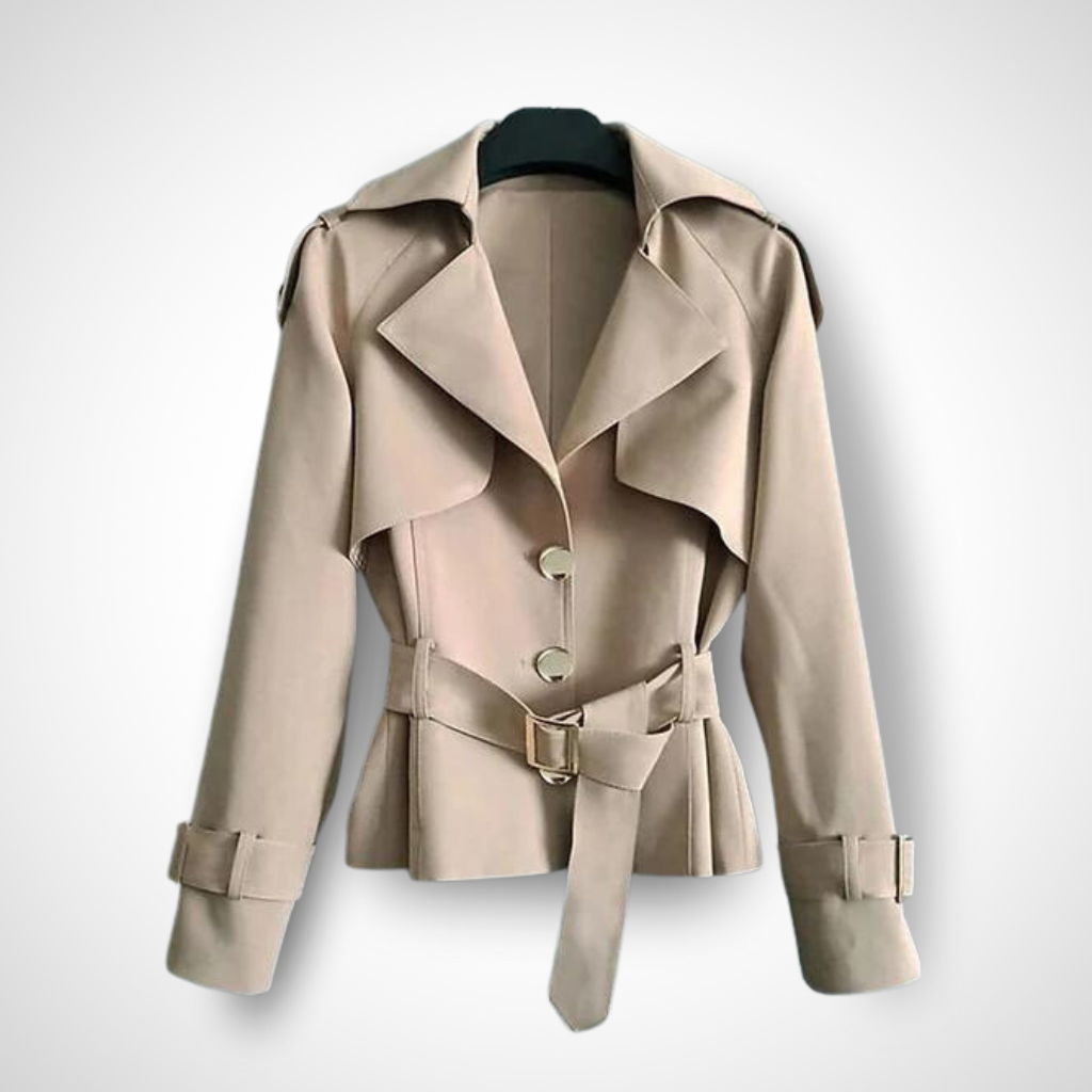 Stylischer Trilby-Mantel Vintage Look Damen
