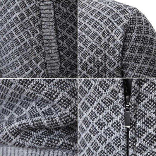 Herren Übergangsjacke Baumwolle Warm Bequem - IdealeKleiden
