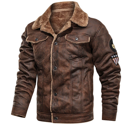 Fliegerjacke Militärstil Herren - IdealeKleiden