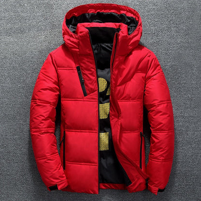 Isolierjacke Warm Kapuzenjacke Herren Winter - IdealeKleiden