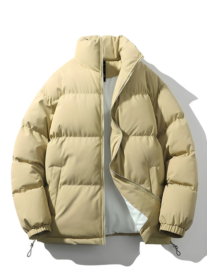Warm gefütterte Herren Winterjacke Übergröße