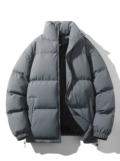 Warm gefütterte Herren Winterjacke Übergröße