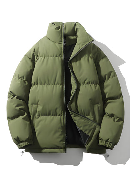 Warm gefütterte Herren Winterjacke Übergröße
