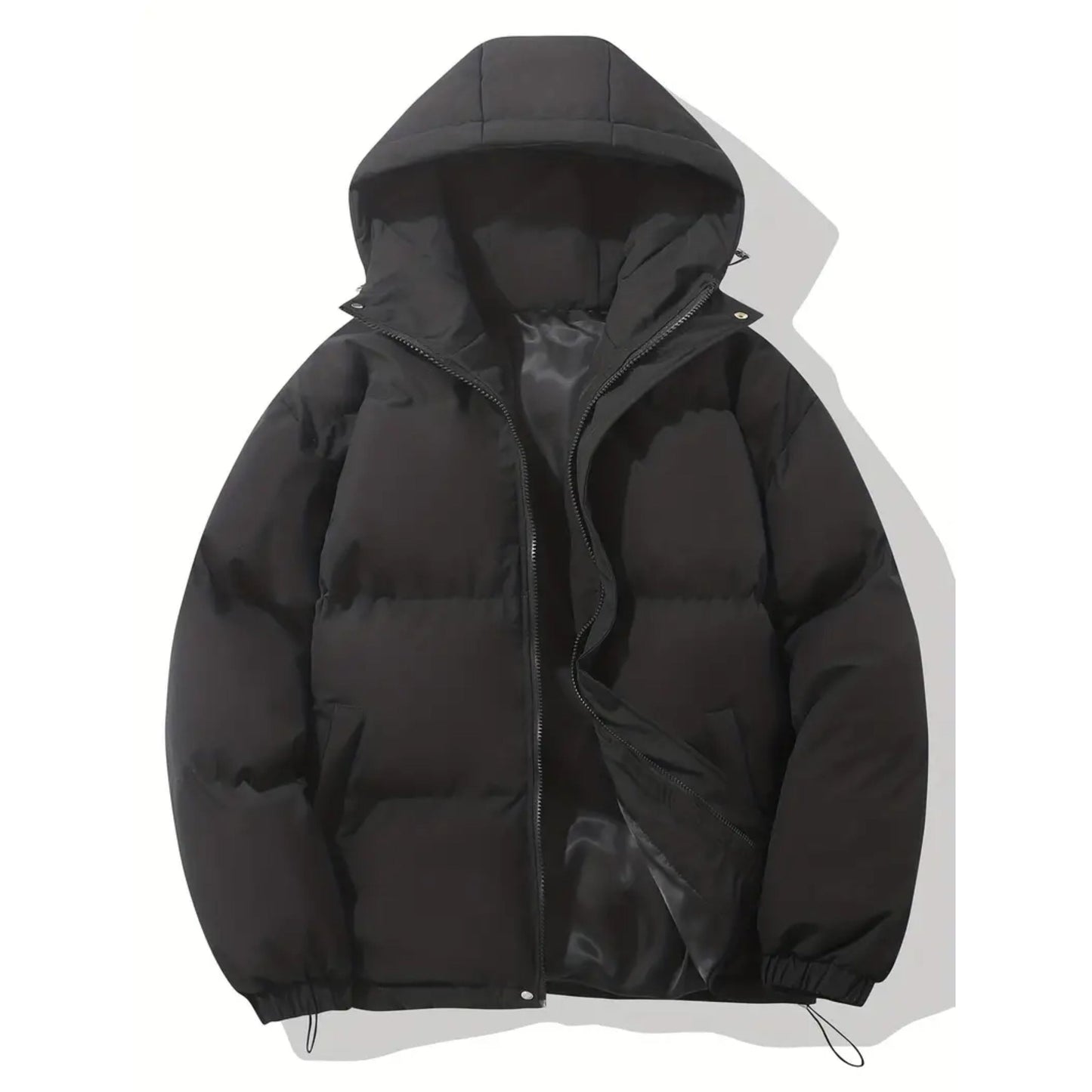 Herren Daunenjacke Warm Isoliert mit Kapuze - IdealeKleiden
