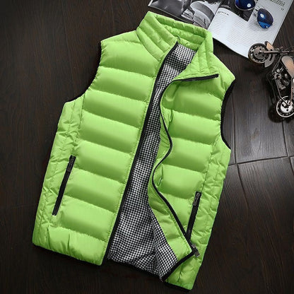 Herren Winterweste Isoliert Zip-Up Gilet