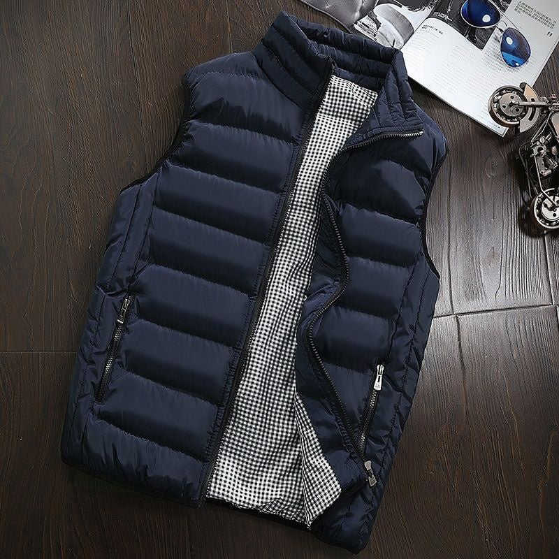 Herren Winterweste Isoliert Zip-Up Gilet