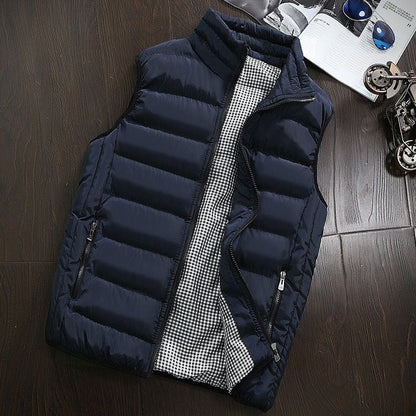 Herren Winterweste Isoliert Zip-Up Gilet