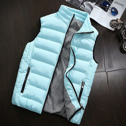 Herren Winterweste Isoliert Zip-Up Gilet