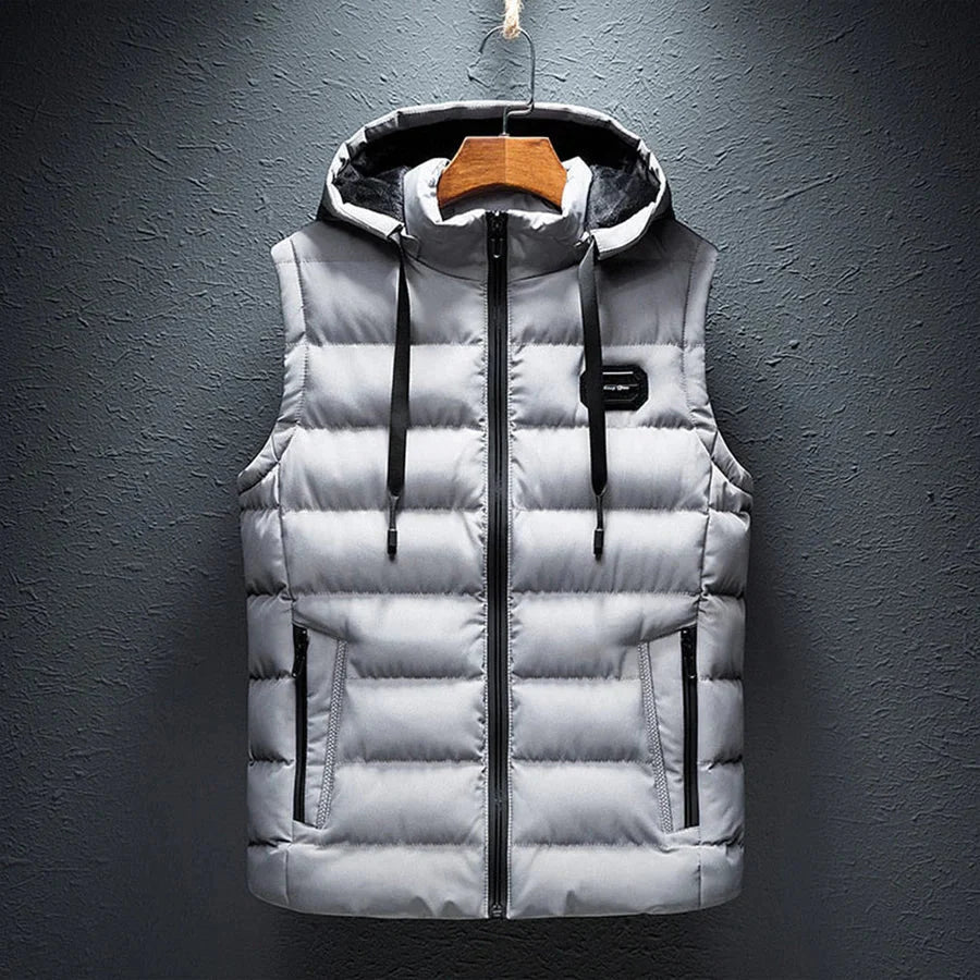 Herren Pufferjacke Warm Isoliert