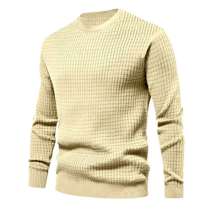 Karierte Herren Pullover Langarm
