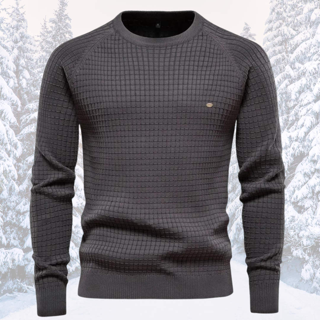 Herren Pullover Langarm Rundhals