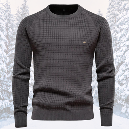Herren Pullover Langarm Rundhals