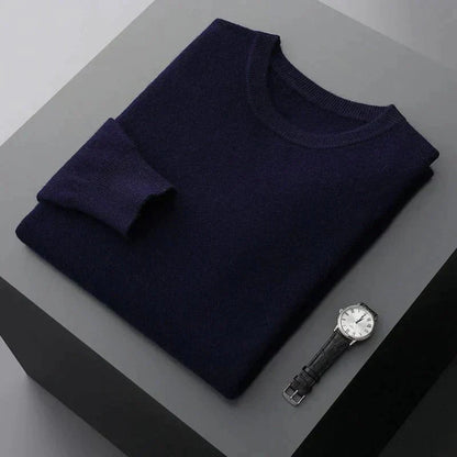 Herren Pullover Merinowolle Langarm Warm