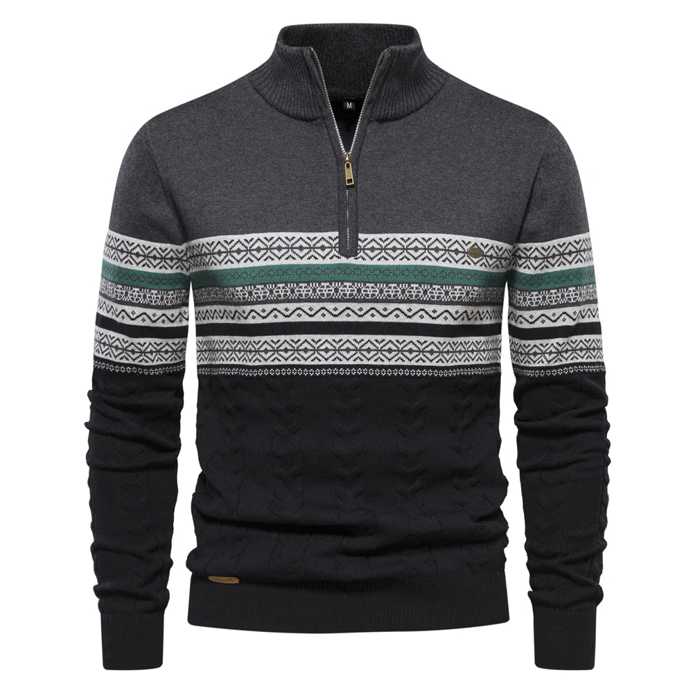 Herren Pullover Mit Reißverschluss Modern