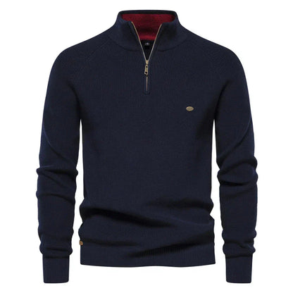 Herren Strickpullover Winter Warm Kragen