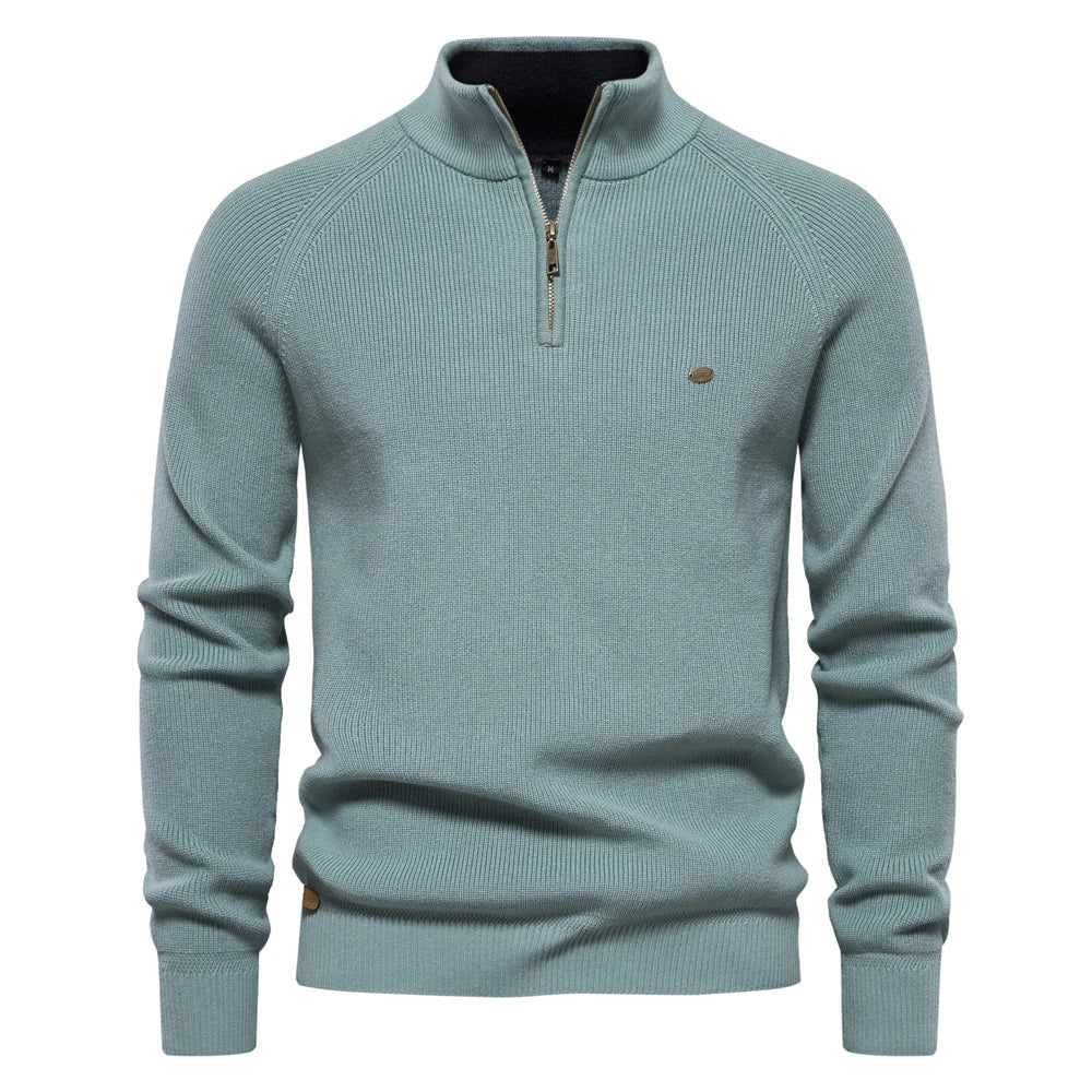 Herren Strickpullover Winter Warm Kragen