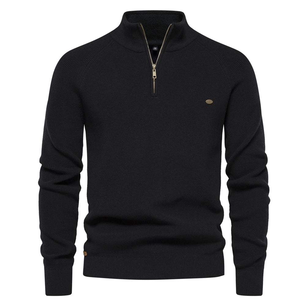 Herren Strickpullover Winter Warm Kragen