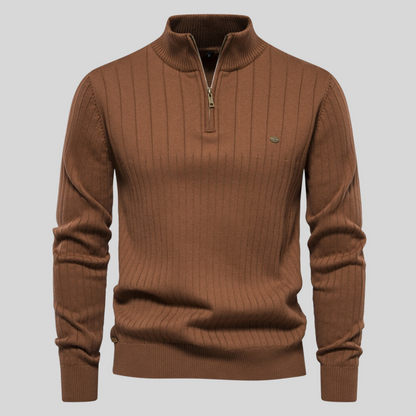 Herren Pullover Langarm Stehkragen Winter