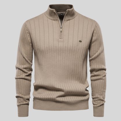 Herren Pullover Langarm Stehkragen Winter