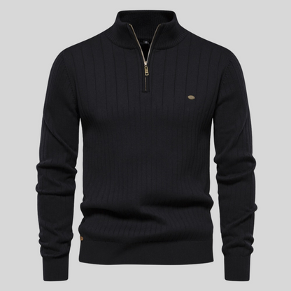 Herren Pullover Langarm Stehkragen Winter