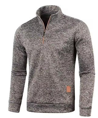 Herren Pullover Elastisch Kurzarm Sweatshirt