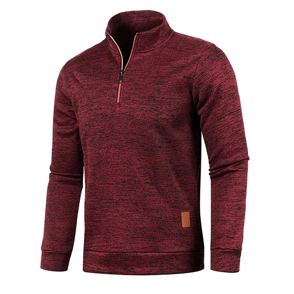 Herren Pullover Elastisch Kurzarm Sweatshirt