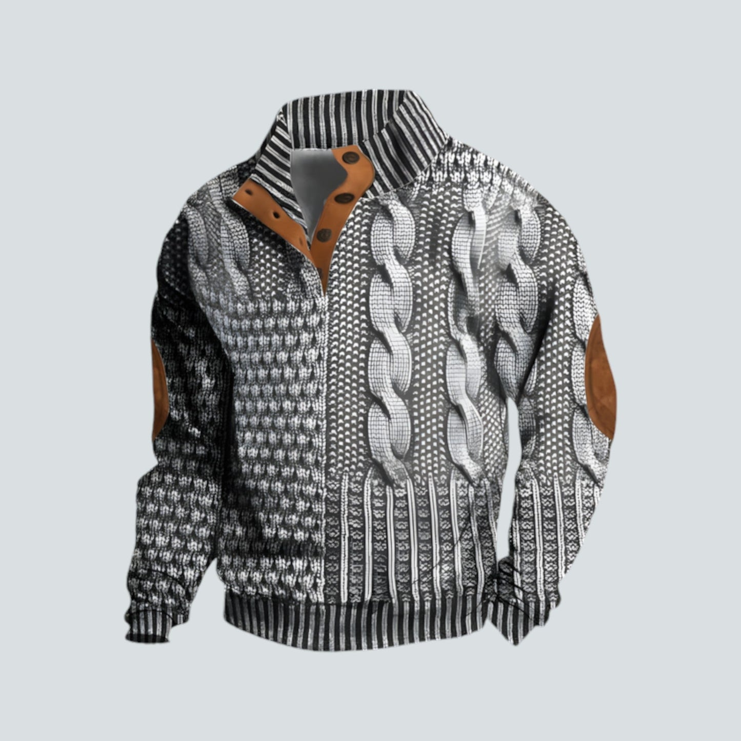 Herren Pullover Warm Bequem Lockere Passform