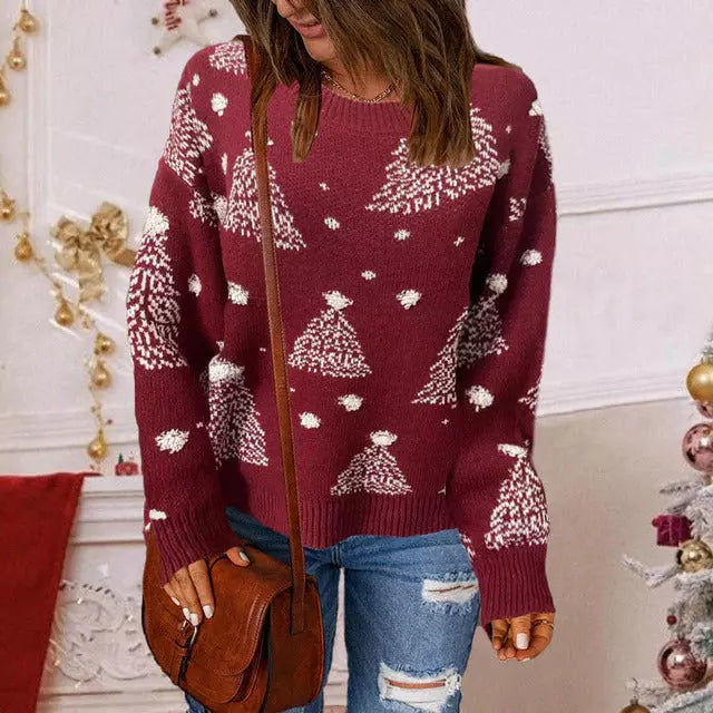 Bequemer Strickpullover Lockerer Style